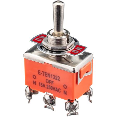 Тумблер Düwi KN-203 на 3 положения 250 В 1NO+1NC IP20 (26865 9) электрический тумблер kcd4