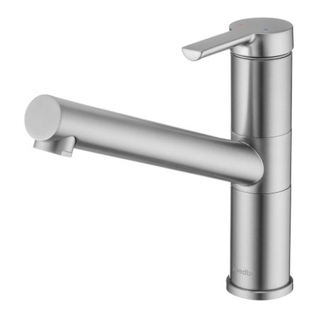 Смеситель для кухни Swedbe Selene Plus нержавеющая сталь с поворотным изливом однорычажный (7042)