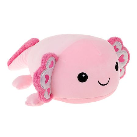 Мягкая игрушка FLUFFY FAMILY Мягкая игрушка обнимашка сплюшка Аксолотль, подушка – антистресс игрушка антистресс one two fun бобр 30 см