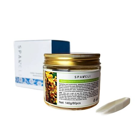 Патчи для лица SPARCLI Патчи для глаз тканевые с цветком Османтуса пасхальные тканевые морковки из 3 штук