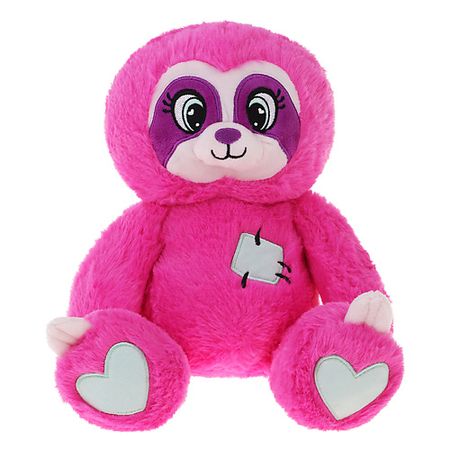 Мягкая игрушка FLUFFY FAMILY Мягкая плюшевая игрушка Ленивец заплатки светятся