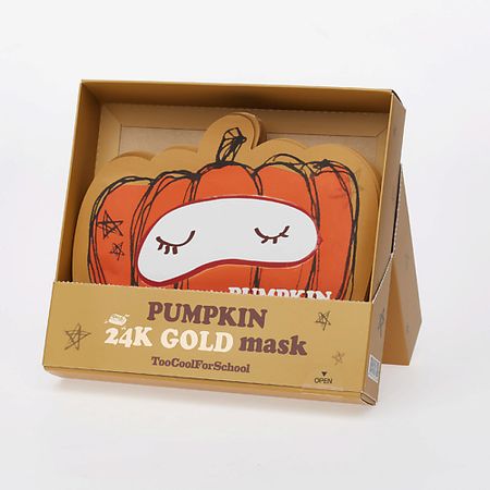 Набор средств для лица TOO COOL FOR SCHOOL Набор масок для лица с тыквой и частичками золота Pumpkin