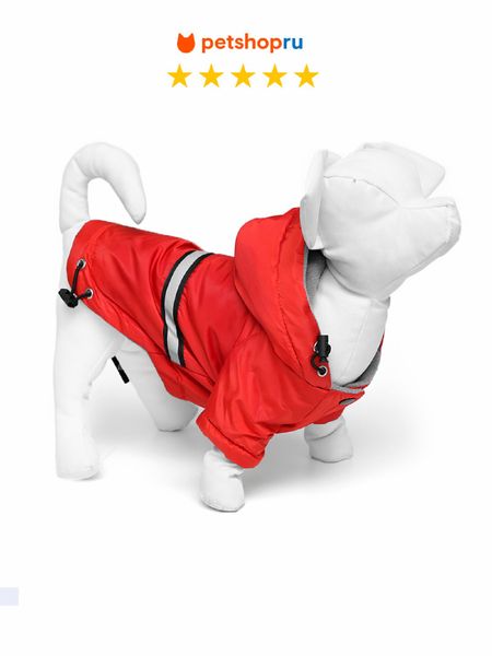 Собаки PETSHOP Парка для собак утепленная, на флисовой подкладке, красная, M (M) григорий бенционович остер мифы и легенды велтон парка