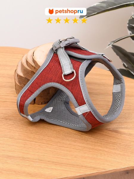 Кошки PETSHOP Шлейка анатомическая для собак светоотражающая 