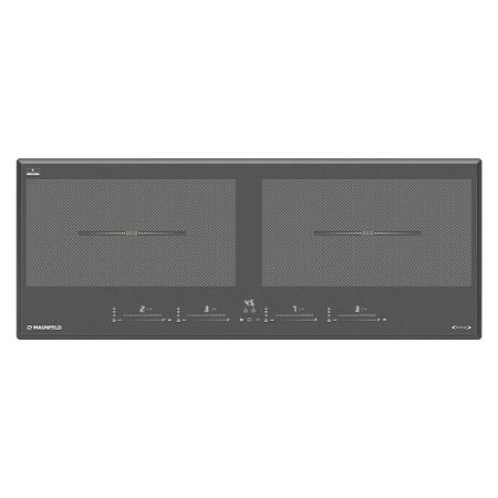 Варочная панель индукционная Maunfeld CVI904SFLDGR Inverter 4 конфорки графит