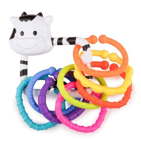 Погремушка HAPPY BABY Погремушка MOO-RING viva la vika кольцо pave ring – gold violet