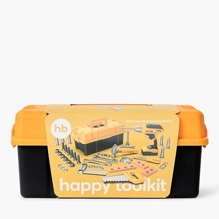 Набор детский HAPPY BABY Игрушечные инструменты, HAPPY TOOLKIT 8 шт деревообрабатывающие инструменты   точечных штифтов 6 8 10 12 мм