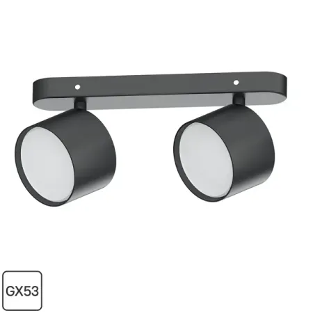 Спот поворотный под лампу Feron ML212 2 лампы GX53 цвет черный