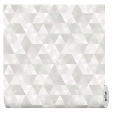 Обои флизелиновые Vog Collection Triugla серо-зеленые 1.06 м VV72594-47