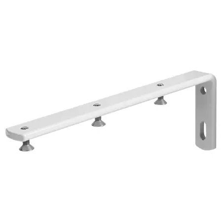 Настенный кронштейн для шинного карниза Base 10-15 см металл цвет белый