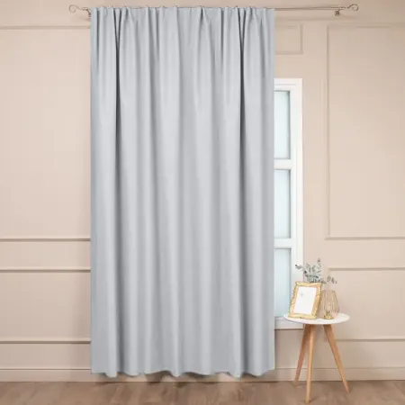 Штора на ленте блэкаут 200x280 см цвет белый