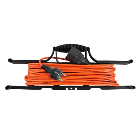 Удлинитель-шнур 3x1 20 м 1 розетка 2200 Вт с заземлением цвет оранжевый