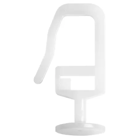 Крючок для штор Base 2.9 см цвет белый 20 шт.