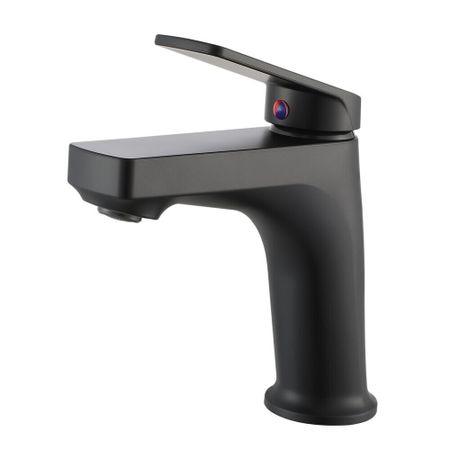 Смеситель для раковины РМС черный однорычажный (PL7BL-001F)