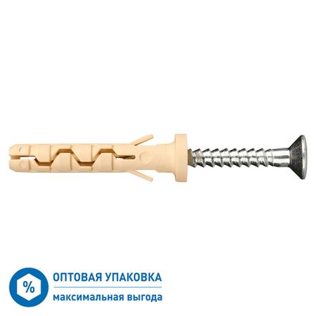 Дюбель-гвоздь Hard-Fix PDG LK 6x40 мм цилиндрическая манжета нейлон (2700 шт.)