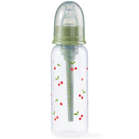 Бутылочка для детей HAPPY BABY Бутылочка антиколиковая для кормления с силиконовой соской