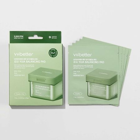 Диски тонизирующие для лица VVBETTER Тонер-пэды балансирующие с юдзу и PHA JEJU YUJA BALANCING PAD, 2 шт пильные диски jekuiveey 54 8 мм