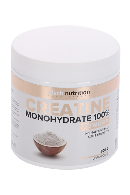 Creatin monohydrate 100% б/вкуса банка, 0,3 кг