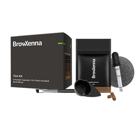 Краска для бровей BROWXENNA Набор для домашнего окрашивания 6в1 Tint Kit # 06 Blush Blond