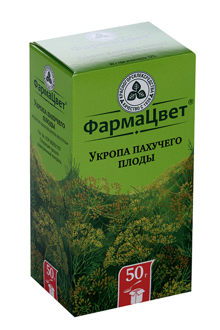 Укропа пахучего плоды ФармаЦвет, 50 г, сырье растительное Красногорск