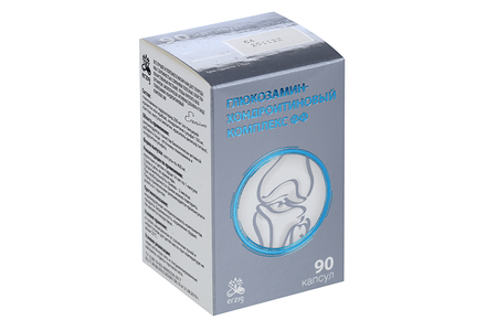 Глюкозамин-хондроитиновый комплекс ФФ, 400 мг, 90 шт, капсулы