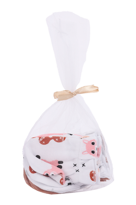 Рукавички-антицарапки Мьельк Ламы/Девочки звезды/Кэмел, 3 шт