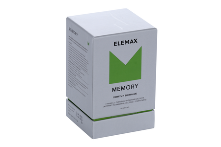 Элемакс Мемори, 400 мг, 60 шт, капсулы
