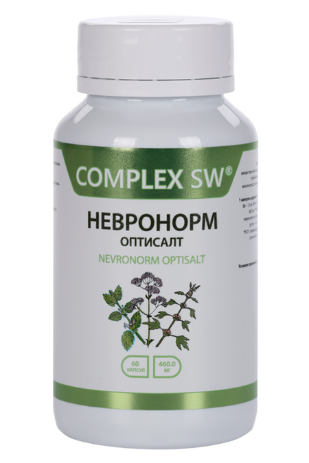 Невронорм оптисалт, 460 мг, 60 шт, капсулы