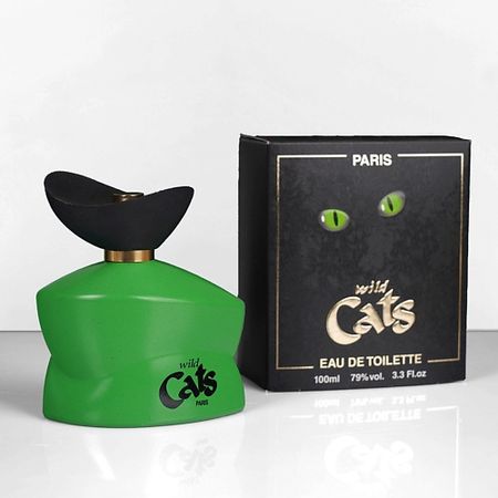 Туалетная вода ГИ АЛАРИ Туалетная вода Wild Cats  Дикие Кошки рождественский фоновый баннер с изображением кошки