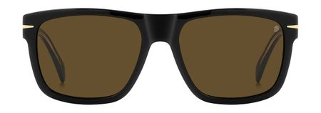 David Beckham Sunglasses DB 7150/S Черный и Коричневый передние и задние тормозные колодки для har ley david son flhr road king fltru road glide street glide vrscaw v rod vrscf