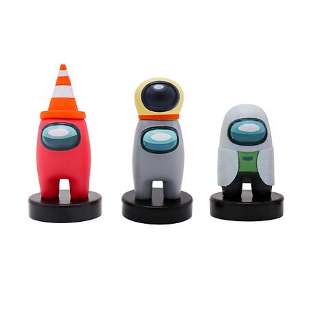 Набор детский AMONG US Набор фигурок-штампиков 3 серия (герой официант) из 6 миниатюрных стеклянных фигурок курочек jssmtlp