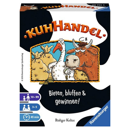 Мягкая игрушка RAVENSBURGER Настольная игра игра «Kuhhandel»