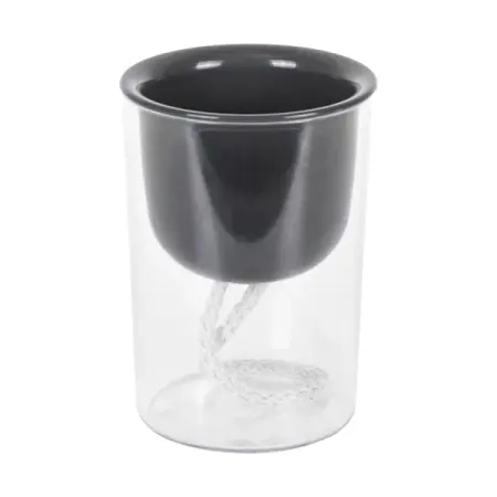 Кашпо для цветов Idea Греви ø8 h13 см v0.28 л пластик графит