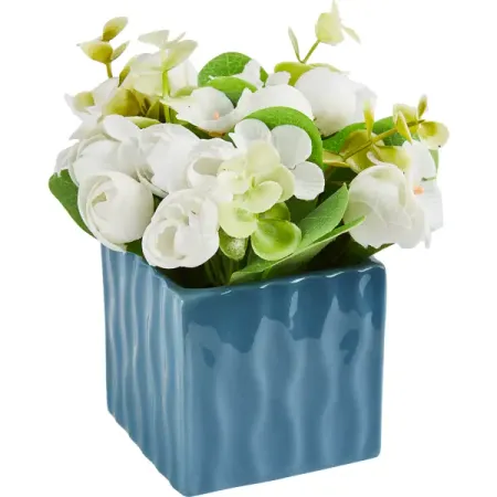 Искусственное растение Нюанс 9x16 см полиэстер цвет разноцветный