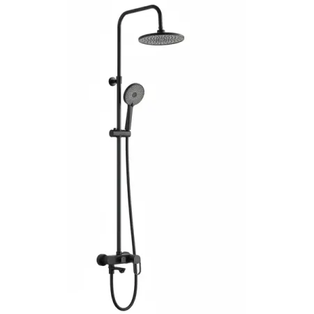 Душевая система Esko Catania STC01B со смесителем 3 режима цвет черный матовый
