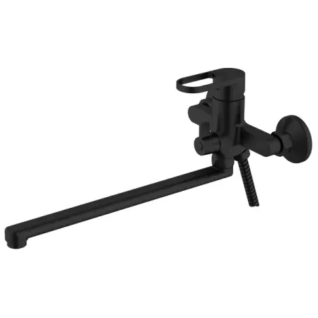 Смеситель для ванны Esko Catania CTN31B однорычажный универсальный цвет черный матовый