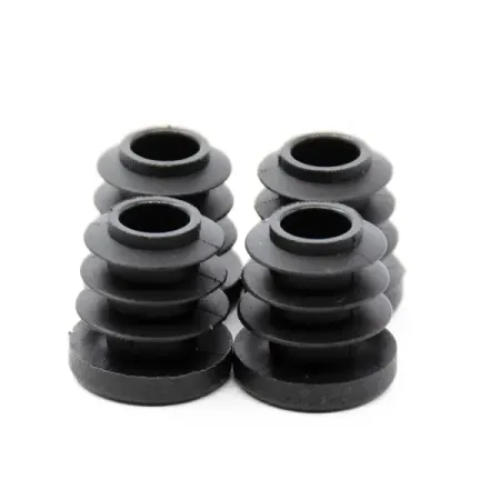 Заглушка на мебельную ножку KONSENSA 14 мм круглые пластик цвет черный 4 шт.