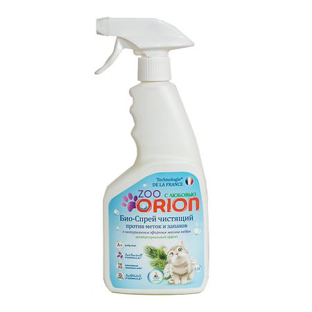 Спрей для уборки ORION Био-спрей чистящий против запахов и меток, Кедр антиперспирант спрей nivea men мандарин и кедр 150 мл