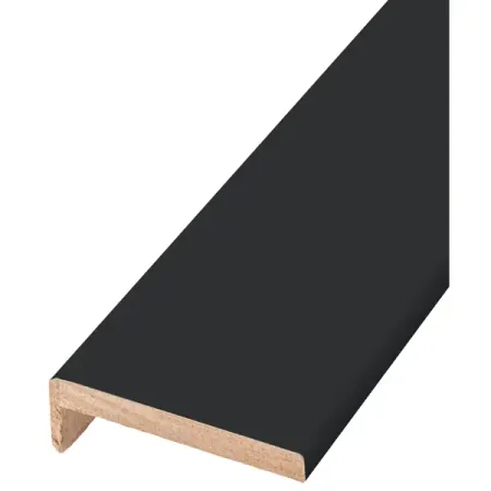 Наличник Дестро 2150x70x8 мм Hardflex ламинация цвет стип антрацит (комплект 5 шт.)