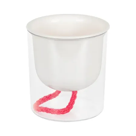 Кашпо для цветов Idea Греви ø8 h10 см v0.28 л пластик белый