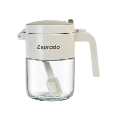 Банка для сыпучих продуктов Esprado Crema 0.3 л стекло цвет бежевый