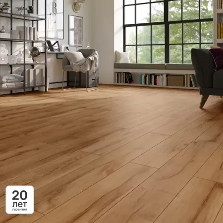 Ламинат KREAFORTA Дуб Шуя 33 класс толщина 8 мм с фаской 2.109 м²