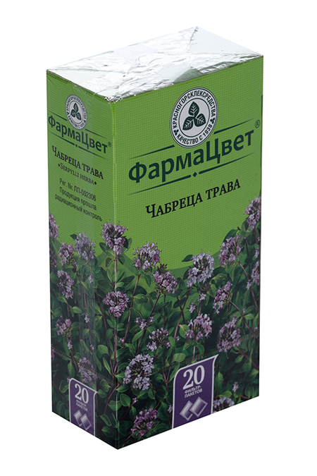 Чабреца трава ФармаЦвет, 1,5 г, 20 шт, сырье растительное-порошок Красногорск