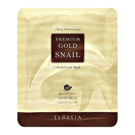 Маска для лица TERESIA Маска для лица с муцином улитки (успокаивающая)