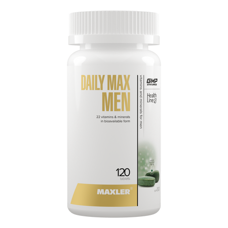 Витаминно-минеральный комплекс для мужчин Maxler Daily Max Men, 120 таблеток