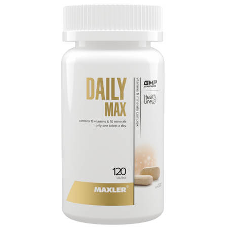 Комплекс витаминов и минералов Maxler Daily Max, 120 таблеток