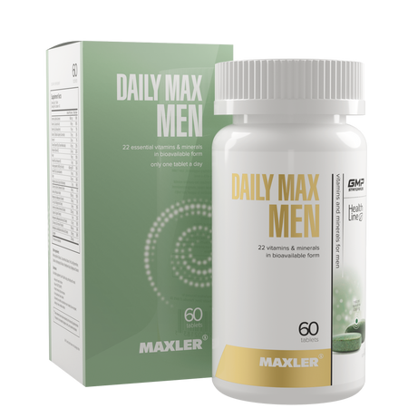 Комплекс витаминов и минералов для мужчин Maxler Daily Max Men, 60 таблеток