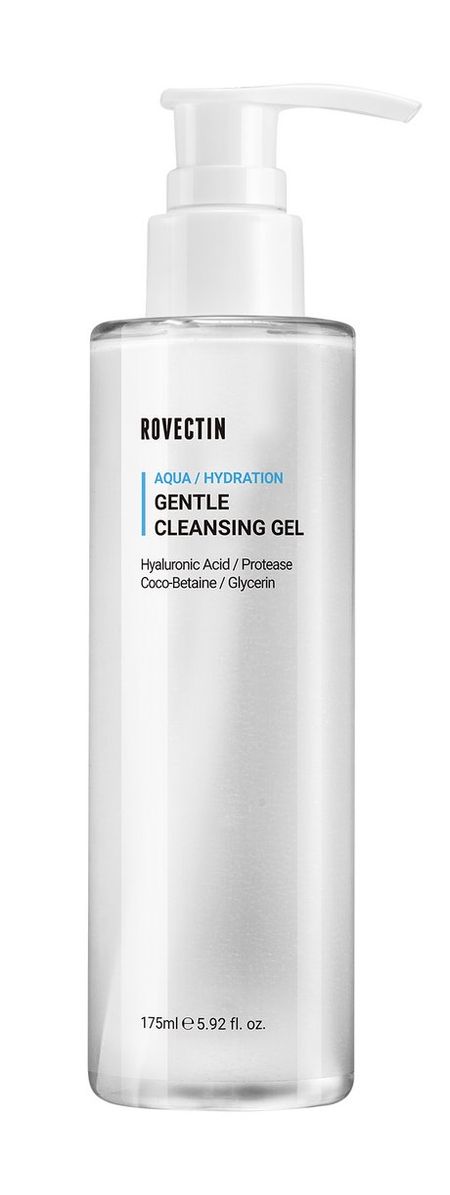 Rovectin Aqua Hydration Gentle Cleansing Gel наклейки для лица vlasova julia наклейки для макияжа звезды мягкие серебро и стразы f08