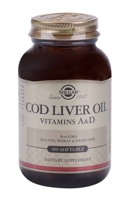 Жир из печени норвежской трески, 675 мг, 100 шт, капсулы