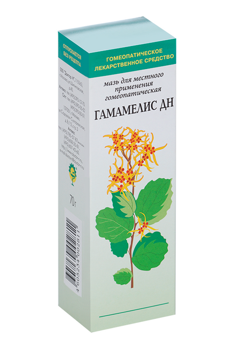Гамамелис ДН, 70 г, мазь для местного применения гомеопатическая владислав валентинович стрелков судьбы местного значения
